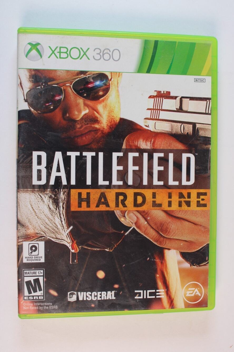 Battlefield Hardline (Microsoft XBox 360) Authentic, Tested/Works